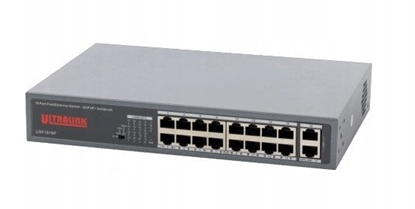 Attēls no USF1816P PULSAR Ultralink FastEthernet Switch 16x PoE+, 2xRJ45