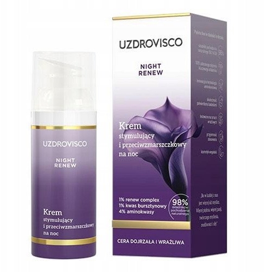 Picture of UZDROVISCO_Night Renew krem stymulujcy i przeciwzmarszczkowy na noc 50ml