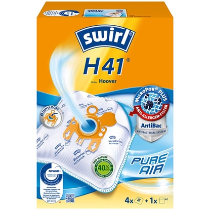 Изображение Vacuum cleaner bag Swirl Bag H 41 AirSpace 1F+4B (179367)