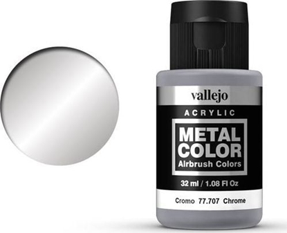 Attēls no Vallejo Metal Color 77707 Chrome uniwersalny