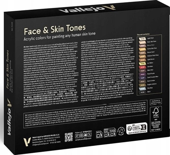 Picture of Vallejo Vallejo: 70.258 - Model Color - Figure - Face & Skin Tones (16 x 18 ml)