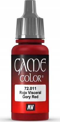 Изображение Vallejo Vallejo: 72.011 - Game Color - Gory Red (18 ml)