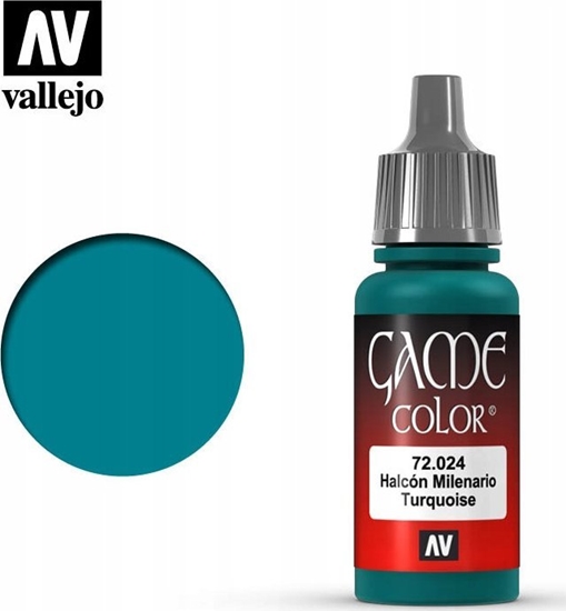Picture of Vallejo Vallejo: 72.024 - Game Color - Turquoise (18 ml)