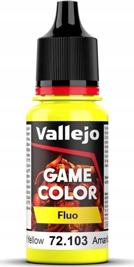 Picture of Vallejo Vallejo: 72.103 - Game Color - Fluo - Yellow (18 ml)