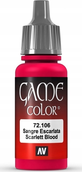 Picture of Vallejo Vallejo: 72.106 - Game Color - Scarlet Blood (18 ml)