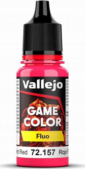 Picture of Vallejo Vallejo: 72.157 - Game Color - Fluo - Red (18 ml)