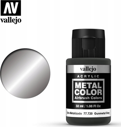 Attēls no Vallejo Vallejo: 77.720 - Metal Color - Gunmetal (32 ml)