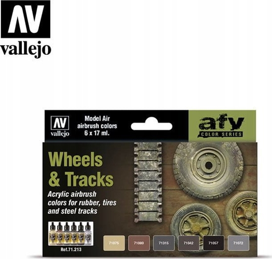 Picture of Vallejo Vallejo: AFV - Wheels, Tracks  6x17