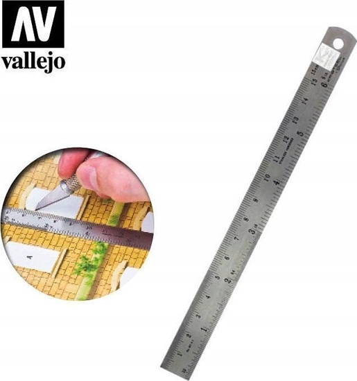 Picture of Vallejo Vallejo: T15003 - Tools - Steel Rule (150 mm)