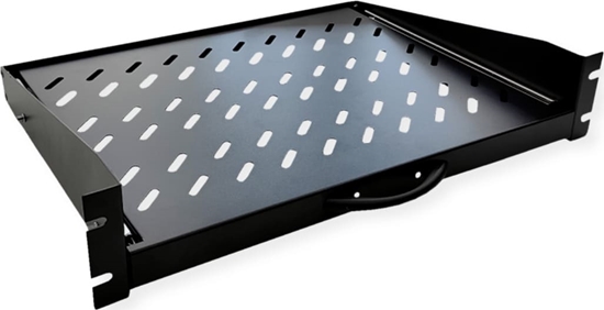 Picture of Value 19" 2U Extendable Sliding Shelf for Cabinets, 404 x 350 mm, max. load 30 kg