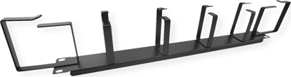 Attēls no Value 19" Cable Management 1U, with 6 Metal Rings (G-Type), black