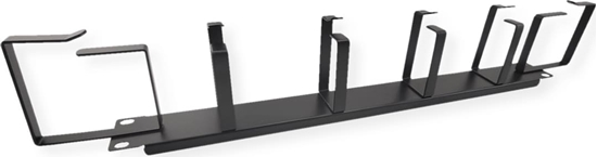 Picture of Value 19" Cable Management 1U, with 6 Metal Rings (G-Type), black