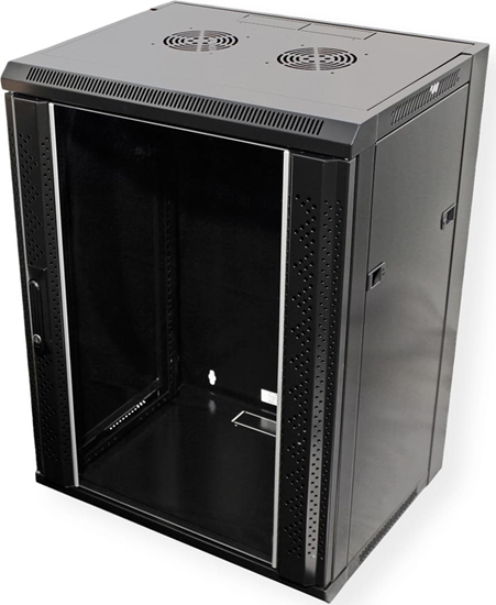 Picture of Value 19" Wall Mount Rack 15U, 775x570x450mm (HxWxD), black