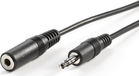 Picture of Value 3.5mm Extension Cable, M - F, black, 2 m