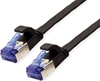 Picture of Value FTP Patch Cord, Cat.6A (Class EA), extra-flat, black, 1 m