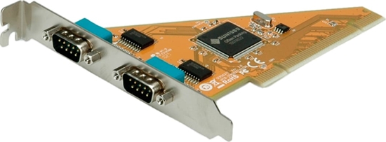 Picture of Value PCI Adapter, 2x Serial RS232, D-Sub 9 Port