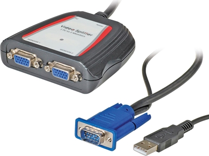 Picture of Value Portable VGA Video Splitter, 2-way, 250 MHz