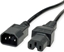 Изображение Value Power Cable IEC320/C14 Male - C15 Female, H05RN-F, black, 0.5 m