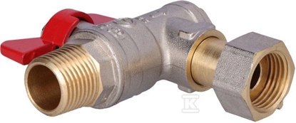 Изображение Valvex KUREK KULOWY KTOWY SPIN Z FILTREM I OBROTOW NAKRTK DN15-PN25 G1/2-G1/2 // .VALVEX.1472780