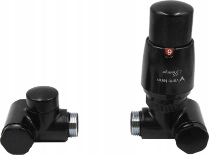 Picture of Varioterm Zestaw grzejnikowy Integra prawy, czarny mat