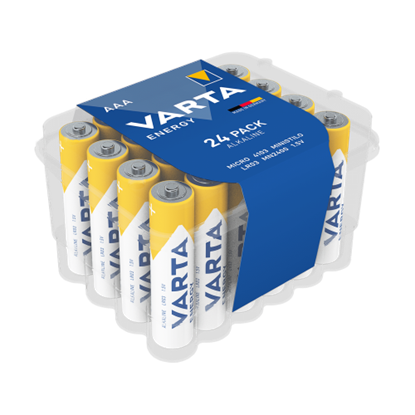 Attēls no VARTA AAA | LR03 | Alkaline Energy 24 gab. iepakojums. Cena par iepakojumu