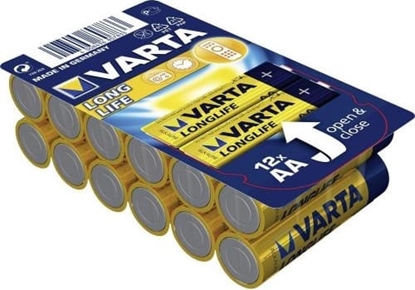 Изображение Baterijas LONGLIFE AA, LR6, 12gab., Varta