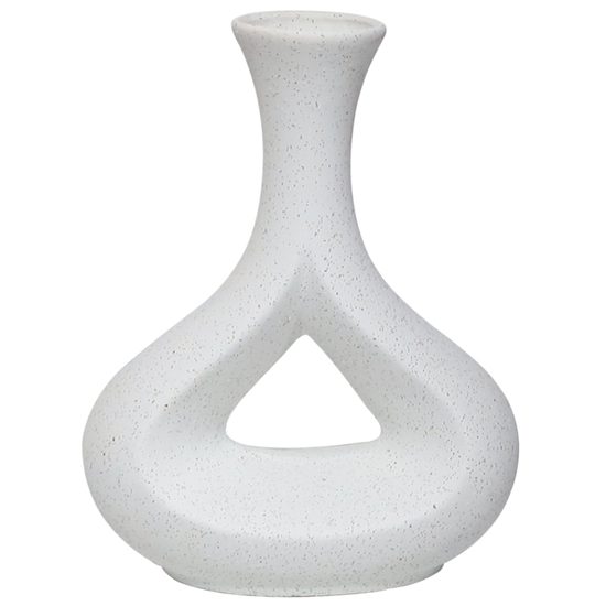 Picture of Vāze keramiska Drop 15x8x20cm, balta