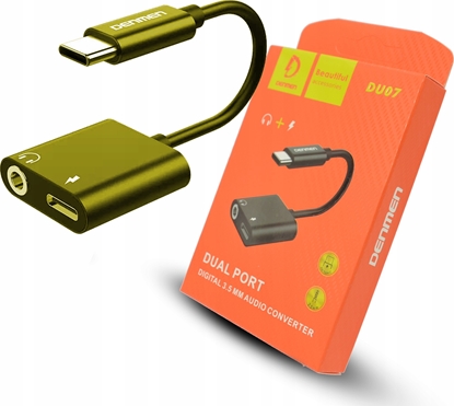 Attēls no Vega ADAPTER HF TYP-C DENMEN ZOTY AUDIO JACK + ZASILANIE DU07>