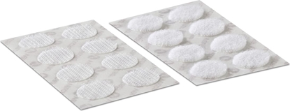 Attēls no Velcro ® Klettpunkte Selbstklebend, Haken & Flausch 16mm x 16 sets Weiß