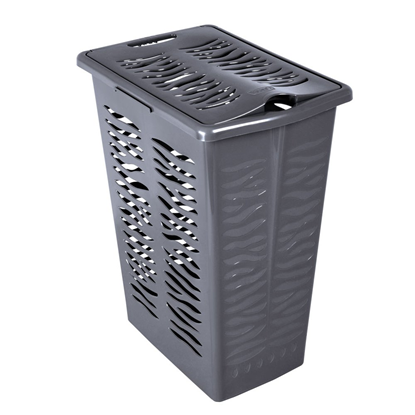 Picture of Veļas grozs 30L Zebra pelēks