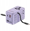 Изображение Verbatim Charge'n'Travel Adapter  70W 2C retractable purple