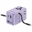 Picture of Verbatim Travel Adapter EU/UK/US GaN 1xUSB-C/1xUSB-A/2xUSB-C PD 70W purple 30188