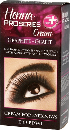 Изображение Verona Verona Henna do brwi kremowa Pro Series Creme - grafit 1op.