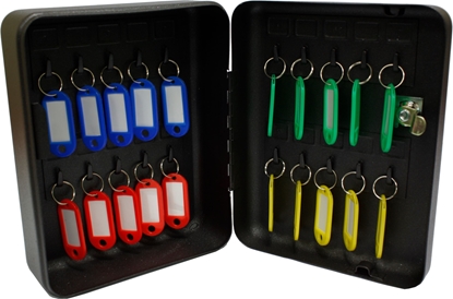 Attēls no VeroTech szafka na 20 kluczy z zawieszkami (VB-210)