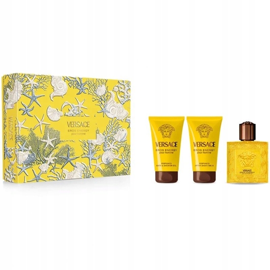 Picture of Versace Eros Energy Giftset rinkinys vyrams (EDP, 50 ml + duo el, 50 ml + balzamas po skutimosi, 50 ml)