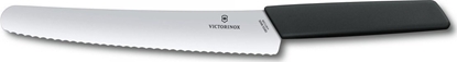 Attēls no Victorinox Nó do chleba i ciast, ostrze zbkowane, 22 cm, czarny Victorinox  6.9073.22WB
