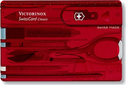 Изображение Victorinox Victorinox SWISSCARD red transparent