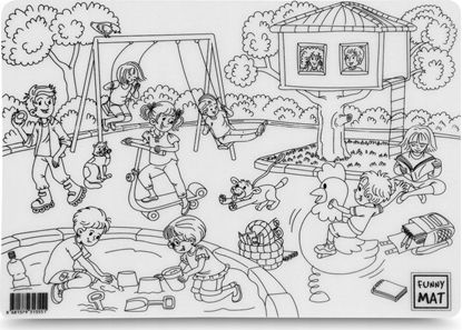 Picture of vidaXL Mata transparentna Plac Zabaw Funny Mat STRIGO