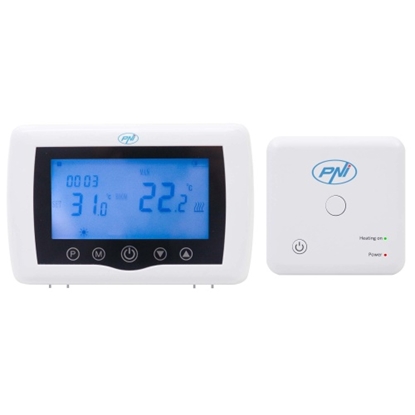 Attēls no Viedais termostats PNI CT36 bezvadu, ar WiFi, interneta vadību, termālajām spēkstacijām, APP TuyaS