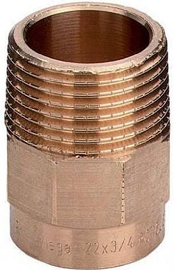 Изображение Viega Zczka przejciowa 28mm x 5/4" brz (105839)