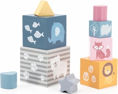 Изображение Viga Toys Klocki Drewniana Ukadanka Viga Toys