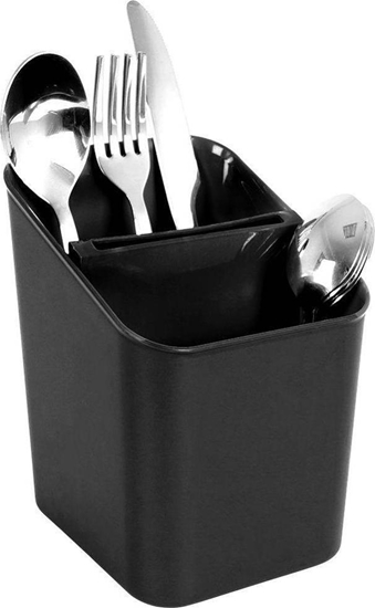 Picture of Vilde Ociekacz stojak koszyk pojemnik na sztuce przybory kuchenne organizer kuchenny czarny