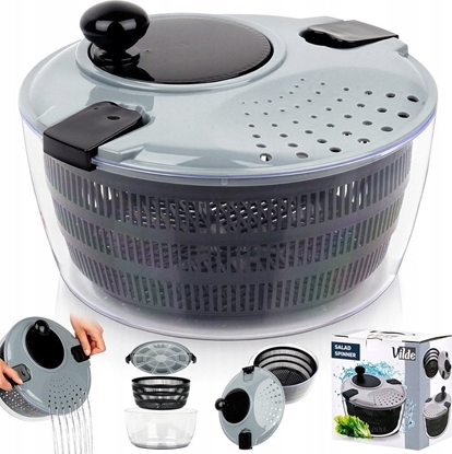 Attēls no Vilde Wirówka Suszarka do Saaty Rczna Solidna Trwaa VILDE 26 x 24,5 x 16,5 cm