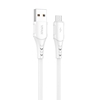 Изображение Vipfan USB to Micro USB cable VFAN Colorful X12, 3A, 1m (white)