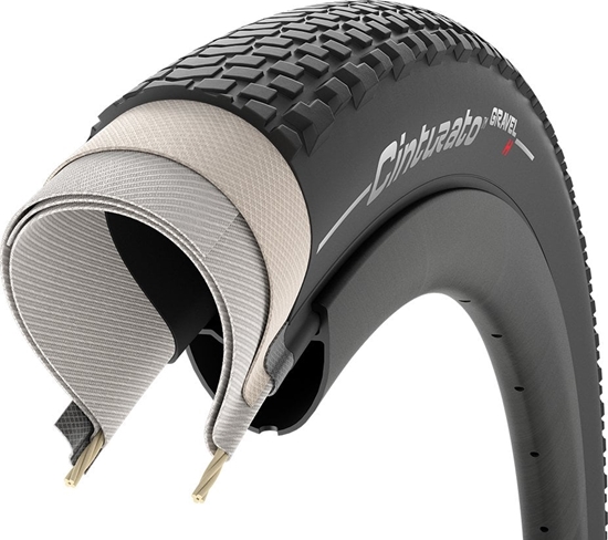 Picture of Virelis Cinturato Gravel Pirelli H 40-622 Juoda