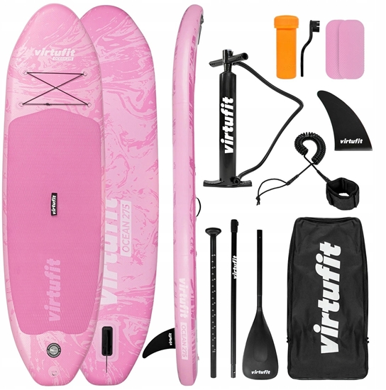 Picture of VIRTUFIT DESKA SUP OCEAN 275 Z AKCESORIAMI RÓOWY
