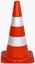 Attēls no Viso CSC 501, Traffic cone, Red, White, 1 pc(s), PVC, 490 mm, 900 g
