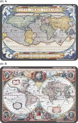 Attēls no Visual System Podkadka edu. 065 - Mapy wiata z XVI i XVIIw.