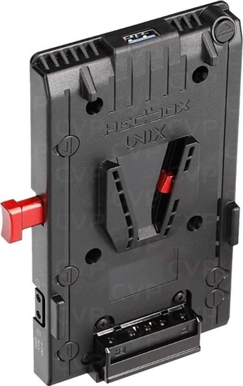 Picture of V-lock Power adapter plate; USB Output 5.1V / 2.1A; 3 x D-Tap Output 14.8V / 5A;  15cm Breakway Cable with MOLEX type conector for URSA