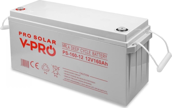 Picture of Volt AKUMULATOR VOLT POLSKA DEEP CYCLE VPRO SOLAR 12V 160Ah VRLA BEZOBSUGOWY